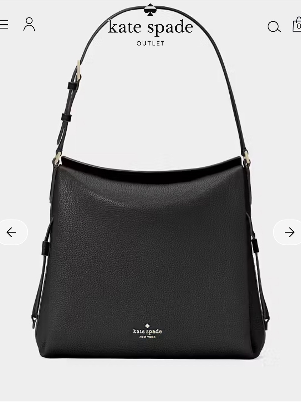 NWT kate spade Dumpling Large Shoulder Bag